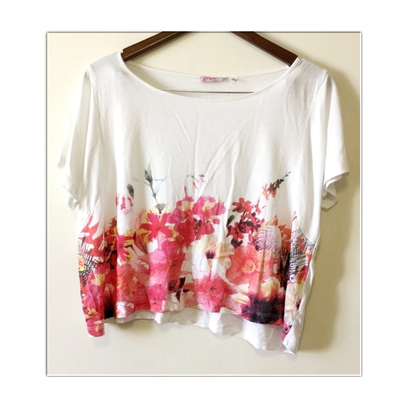 Ginger Tops - Floral Crop Top